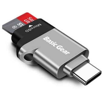 베이직기어 C타입 USB 3.2 마이크로 <b>SD</b> 카드리더기