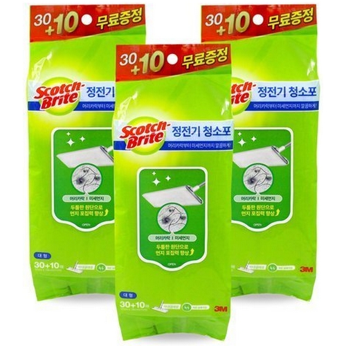 정전기 청소포 대형 40매