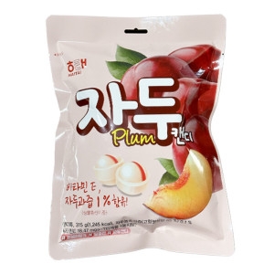해태제과 자두맛캔디 315g 1개 ,대용량 과일맛 사탕_이미지
