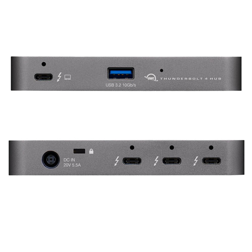 OWC Thunderbolt4 HUB (4��Ʈ/�����Ʈ4 Type C) �����÷�