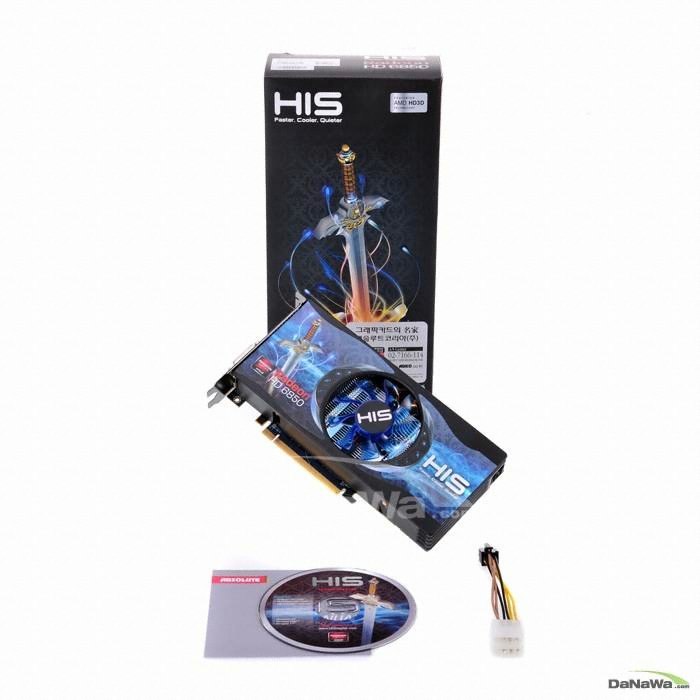 HIS 라데온 HD 6850 Eyefinity D5 1GB_이미지