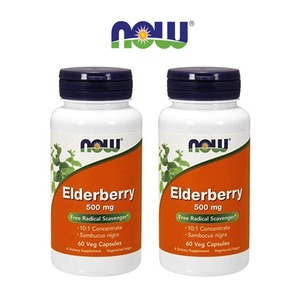 나우푸드 엘더베리 500mg 60캡슐 (2개)_이미지