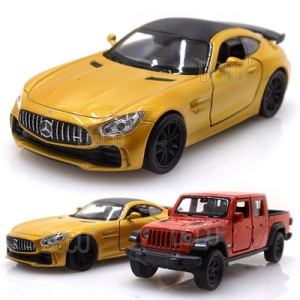 웰리 벤츠 AMG GTR + 글래디에이터 미니카 2P 세트