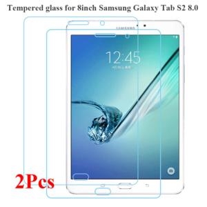 호환 한 호환 탭 S2 8.0 스크린 보호대 모델 SM-T713 T715T719 HD 강화 유리 8 인치 한 SM-T710..