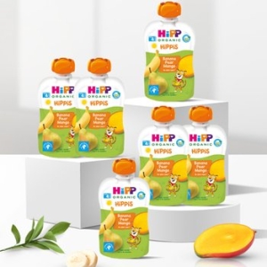 Hipp 바나나 페어 망고 100g (12개)