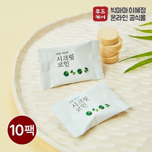 빅마마 이혜정의 아주 개운한 시크릿코인 80g(4gx20입) (10개)_이미지