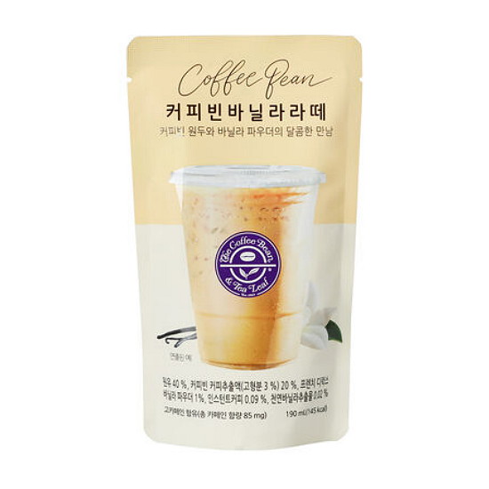 커피빈 바닐라라떼 190ml (10개)_이미지