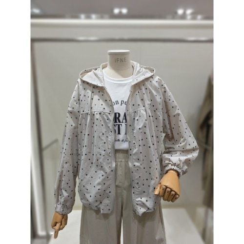 이프네 잔꽃 후드 집업 점퍼 IQ2QWJP11