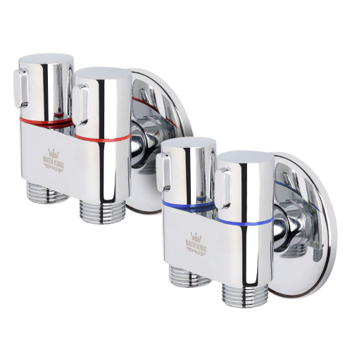 와이넷 딱이지 바스킹 두갈래 슬림밸브 냉온수 세트_이미지