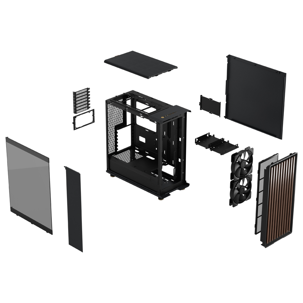 Fractal Design North TG Dark Tint (차콜 블랙)_이미지