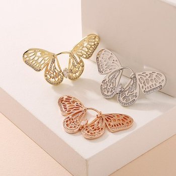 엔틱 나비 빅 귀걸이 20E116 3color_이미지