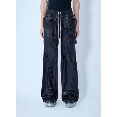 다크쉐도우바이릭오웬스 릭오웬스 다크쉐도우 코튼 캔버스 와이드 푸셔 팬츠 DU01F439