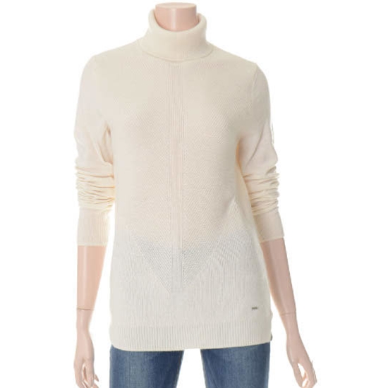 LF 헤지스레이디스 아이보리 루즈핏 터틀넥 니트 HSD06D909IV