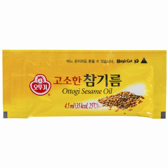 오뚜기 고소한 참기름 4.5ml (50개)_이미지