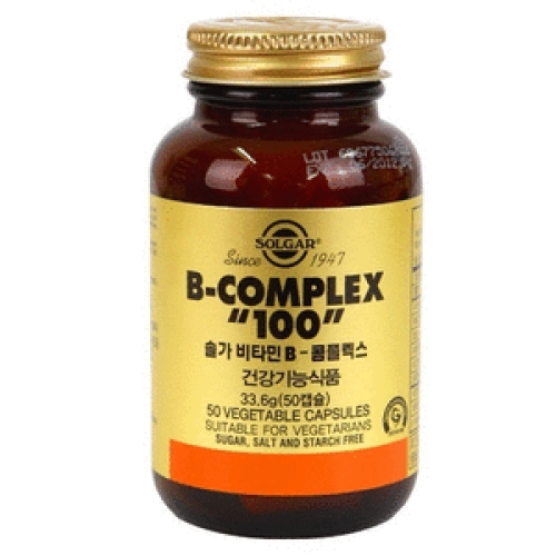 솔가 B-컴플렉스 100 50캡슐이미지입니다. 누르면 해당 게시물로 새창이동합니다.