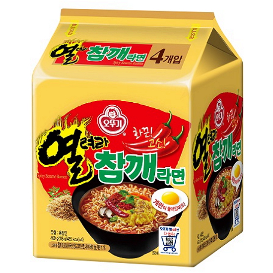 오뚜기 열려라 참깨라면 115g (4개)_이미지