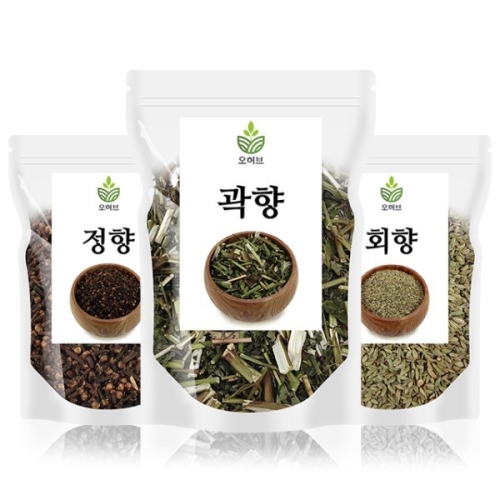 곽향+정향+회향 어진향차 750g 세트