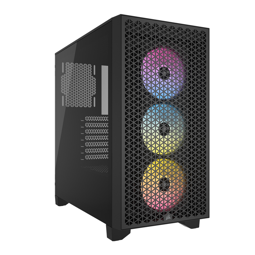 CORSAIR 3000D RGB AIRFLOW Tempered Glass (블랙)_이미지
