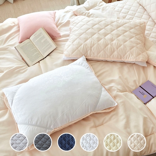 데시뉴 뉴노멀 항균 누빔 사방밴딩 베개커버 (2개, 70x50cm)_이미지