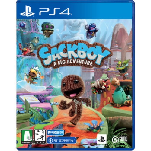 색보이: 어 빅 어드벤쳐 한글판 PS4, 패키지디스크/중고_이미지