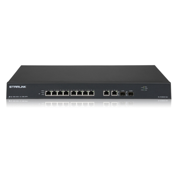 유비큐넷 STARLINK SL-S1208XGT-2S+ 스위치허브