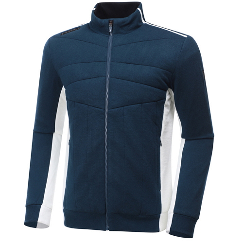 와이드앵글 패딩 하이브리드 풀짚업 스웨터 WMW20K46B9_이미지