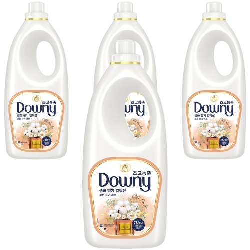 다우니 향수 컬렉션 코튼 퓨어 러브 2L (4개)_이미지