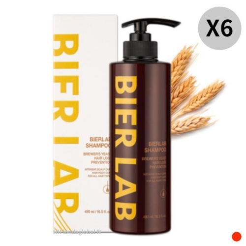 비어랩 맥주효모 샴푸 490ml (6개)_이미지