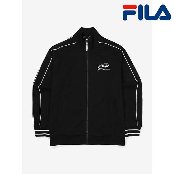 파이핑 면혼방 트레이닝자켓 FS2FTF3103X_BLK