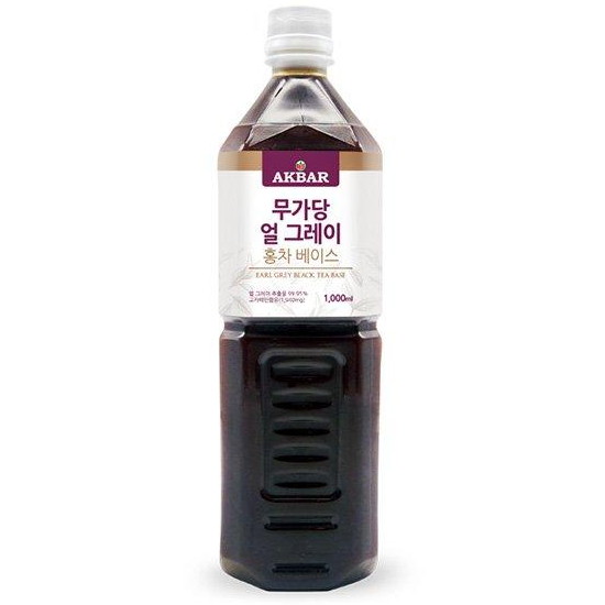 아크바 무가당 얼그레이 홍차 베이스 1L