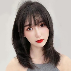 중단발 데일리 통가발 긴머리 여자가발_W5FAB57