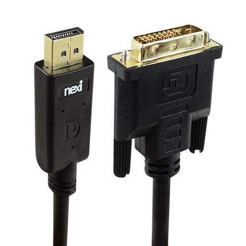 리버네트워크 NEXI NXC-DPTODVI11 DP to DVI 케이블 (3m)_이미지