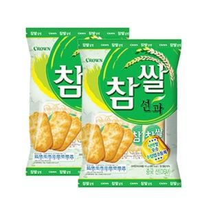 크라운제과 참쌀 선과 253g (2개)_이미지