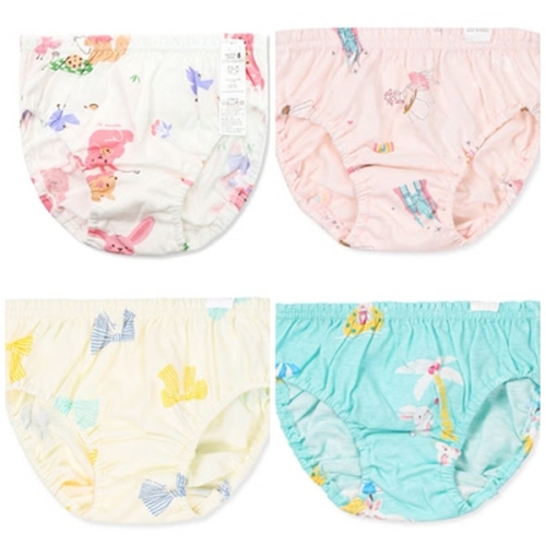 아동 여아삼각팬티 4종A세트 MJMUUP25_SET