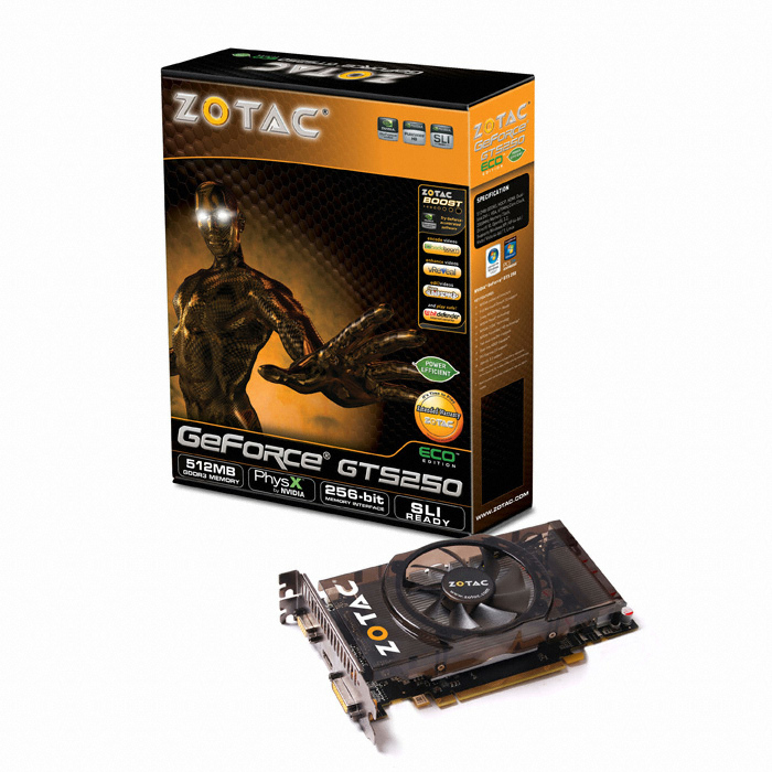 ZOTAC ������ GTS250 ECO edition 512MB �����ڸ���