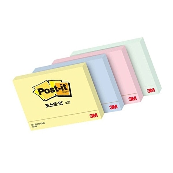 3M 기타 포스트 잇 노랑 102x76mm 1p 접착식 메모장 노트 KYR-WC24157_이미지