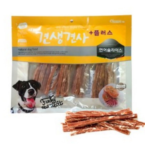 CYJOSEPH 견생견사 플러스 연어 슬라이스 300g (5개)_이미지