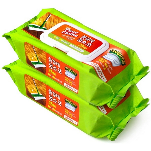 샤인 고급형 물걸레 청소포 대형 25매 (2개)_이미지