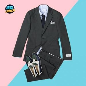 지오지아 국내품 미라클 카키 슬럽 솔리드 정장세트 ABD2SB1207_ABD2SP1207_KH 218026