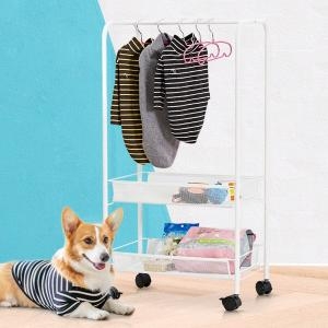 네이쳐리빙 토모 강아지 2단 수납 옷걸이 행거_이미지