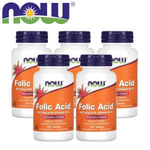 나우푸드 엽산 800mcg 250캡슐 (5개)