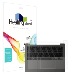 폰트리 힐링쉴드 삼성전자 갤럭시북3 프로 NT940XFT NT940XFG 무광 외부보호필름 (팜레스트/터치패드 2매)_이미지