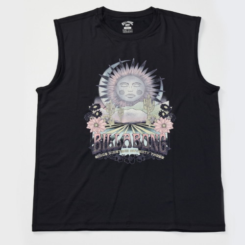 빌라봉 여성 SUNBEAM MUSCLE 슬리브리스 래쉬가드 WF11RE090BLK_이미지