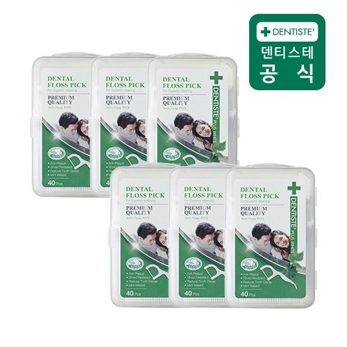덴티스테 스틱형 치실 40개입 (6개)_이미지