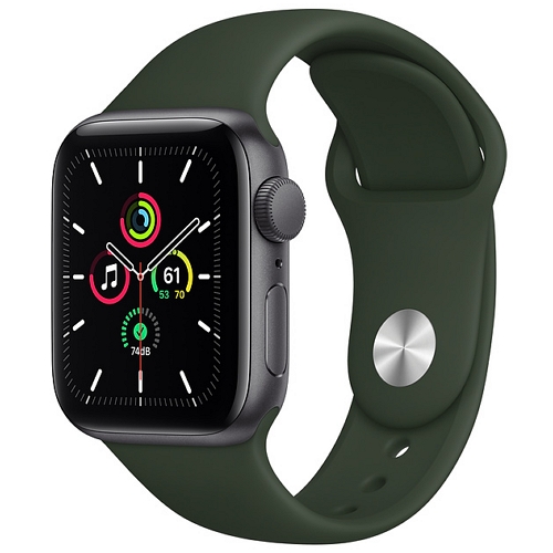 APPLE 워치 SE 40mm 스페이스 그레이 알루미늄 (스포츠밴드)_이미지