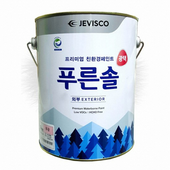 제비표 제비스코 푸른솔 광택 외부 페인트 (4L)