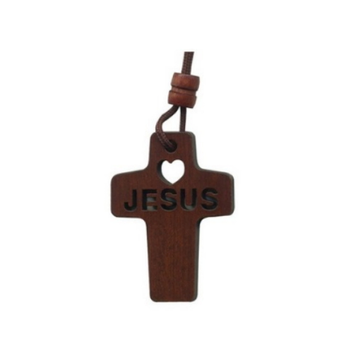 [불명] 십자가 목걸이 하트지저스 03_이미지