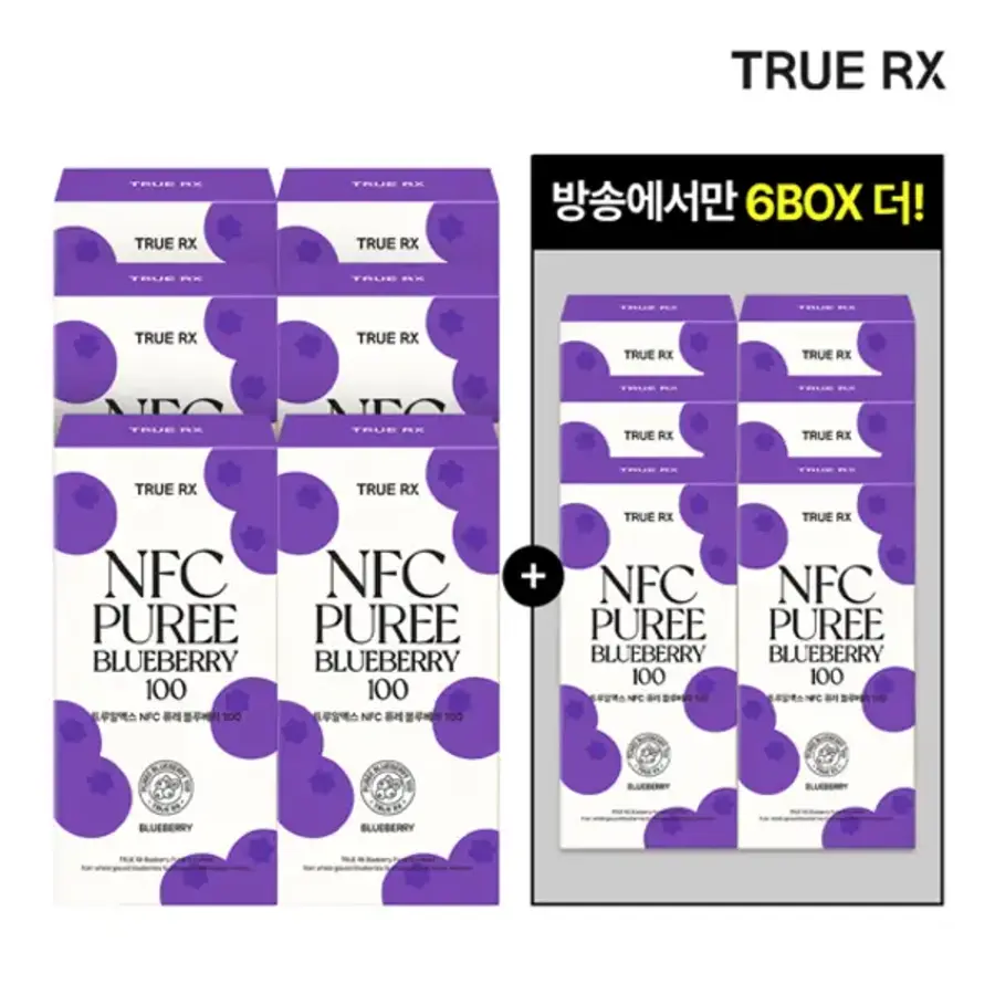 트루알엑스 NFC 퓨레 블루베리 100 19g 14포 (12개)_이미지