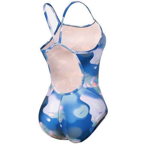 배럴 우먼 플로럴 V백 스트랩 스윔슈트 던플라워 BI1WSWS03DNF_이미지