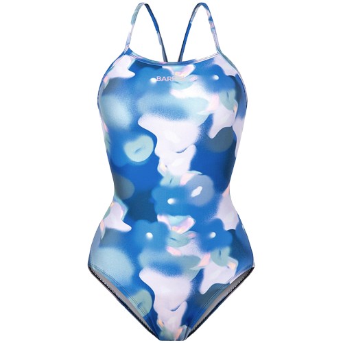 배럴 우먼 플로럴 V백 스트랩 스윔슈트 던플라워 BI1WSWS03DNF_이미지